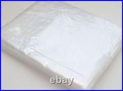 18 x 24 inch Clear Polythene Plastic Bags Sizes Crafts Food Poly All Qty