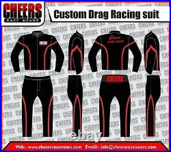 2 piece Motorcycle Riding Racing Track Suit withpadding All Leather Drag Suit Blac