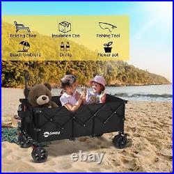 300L Ultra-Large Folding Festival Trolley All-Terrain Extra Wide Wheels