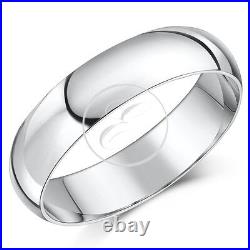 9ct Gold Wedding Ring Band D Shaped 9ct White Gold, Yellow Gold, or Rose Gold