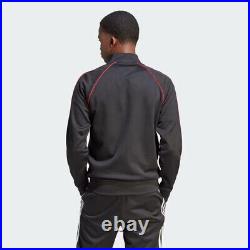 Adidas Originals SST Men's Track Top in Black and Red