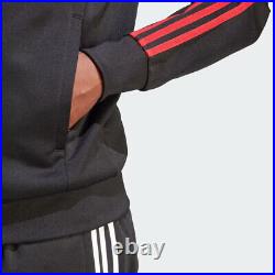 Adidas Originals SST Men's Track Top in Black and Red