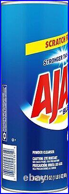 Ajax Powder Cleanser with Bleach All Purpose LARGE 21 OZ PACK -4 PACK LOT