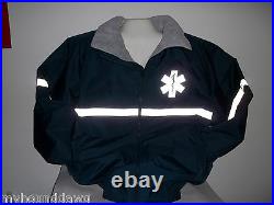All Reflective EMS Jacket, EMT, Paramedic, Black or Navy, Choose Your Prints