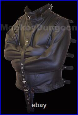 All leather Straight Jacket large restraint houdini