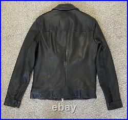All saints''CALLON' Leather Jacket, Large-Size, RRP £348