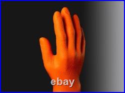 Aurelia Ignite Orange EXTRA HEAVY DUTY ALL OVER TEXTURED 7.0 mil Nitrile Gloves