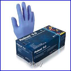 Aurelia ROBUST 9.0 Blue Nitrile Disposable Glove Powder & Latex Free All Sizes