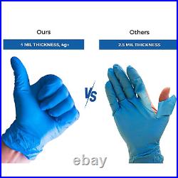 Aurelia ROBUST 9.0 Blue Nitrile Disposable Glove Powder & Latex Free All Sizes