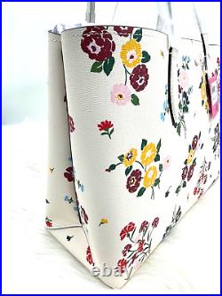 Auth NWT Kate Spade All Day Bouquet Toss Printed Large Tote Shopper Bag