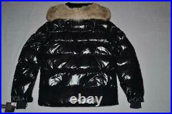 Authentic Mens Sam. New York Arctic Fur Trimmed Jacket Jet Black All Sizes New