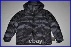 Authentic Mens Sam. New York Glacier Down Puffer Jacket Camo Gray All Sizes