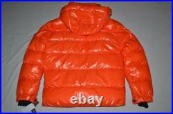 Authentic Mens Sam. New York Glacier Down Puffer Jacket Orange All Sizes New
