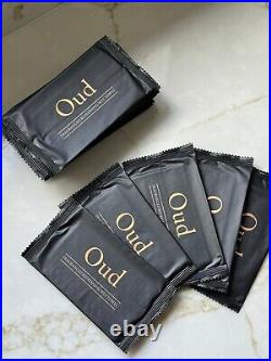 BRAND NEW OUD Scented Fresh Wet Wipes Individually Wrapped Hand/Hot/Cold/Food