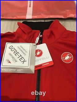 Brand New CASTELLI ALPHA ROS LIGHT JACKET Size Large RRP £275 Pro does It all
