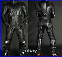 Brand New Double Zip Men One Piece Motorcycle Racing Suit Available in All Sizes