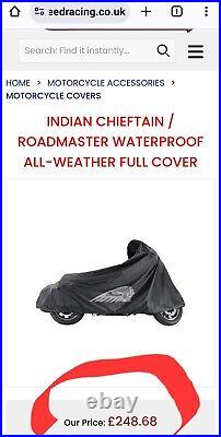 Brand New Genuine Indian Large All-weather Cover