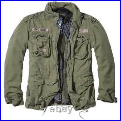 Brandit Giant M65 Jacket OD Green Mens Field Jacket Warm Lining Parka Army Coat