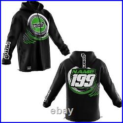 Bright Green Zen Sublimated Softshell Jacket (Adult) Motocross Motorsport Rac