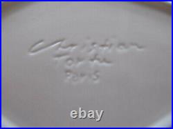 Christian Tortu Paris Ginko Large Plate, Plain Matt White, 10.5in/11in