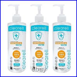 Clearell Premium DISTILLED H20 Water 100% Pure ULTRA Purified Food/Pharma Grade