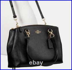 Coach Christie Large Black Leather Carryall Tote As New Carry all RRP $850