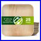 Disposable Bamboo Plates Square Eco Friendly Wooden Palm Leaf Biodegradable