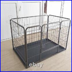 Dog Cage Crates Puppy Small Medium Large Pet Carrier Training Folding Metal Cage