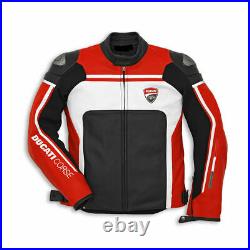 Ducati Corse C4 Jacket Motorcycle Riding Jacket CE Leather jacket