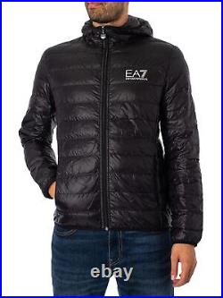 EA7 Men's Down Jacket, Black