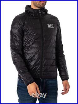 EA7 Men's Down Jacket, Black