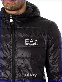 EA7 Men's Down Jacket, Black