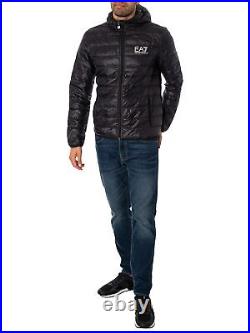 EA7 Men's Down Jacket, Black