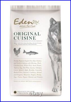 Eden 80/20 Original Cuisine Dry Dog Food Medium Kibble 12Kg