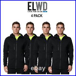 Elwood 4 Pack Workwear Light Jacket Sun Protection Stretch Safety Comfy EWD403