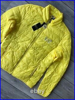 Emporio Armani Ea7 Yellow Packable Down Jacket Coat 8npb01 XL New & Tags