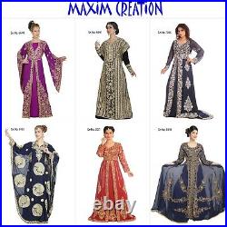 Exclusive Bridal Modern Dubai Kaftan Dress Women Farasha By Maxim Creation 5743