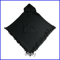 Extra Large Surfers Poncho with hood and pocket llama wool ALL SEASONS UNISEX