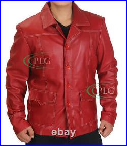 Fight Club Brad Pitt Tyler Durden FC Coat Red Brand New ALL SIZES