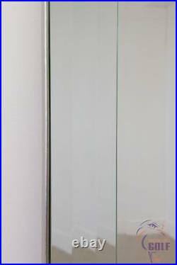 Frameless Large Venetian All Glass Leaner Wall Mirror 171cm x 111cm