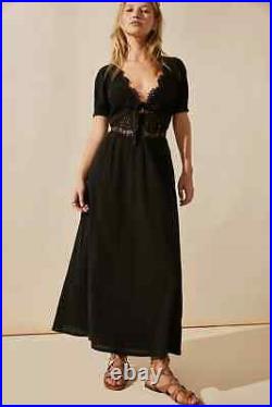 Free people All You Need Is Lace Midi Dress L 10 Women's Casual Long NEW 34421