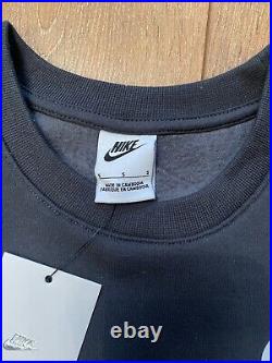 Genuine Nike Air Mens Smoke Grey Nsw Full Tracksuit Top And Pants All Sizes