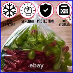 HDPE Butcher Bags White Counter Food Freezer Bag for Fruits Veggies All Sizes