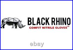 HIGH QUALITY BLACK RHINO GLOVES HD Box100 Strong Heavy Duty all trades NG502 FS