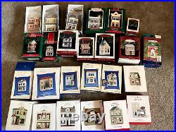 Hallmark Ornaments Large Lot Nostalgic Houses and Shops