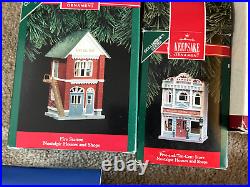 Hallmark Ornaments Large Lot Nostalgic Houses and Shops