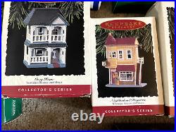 Hallmark Ornaments Large Lot Nostalgic Houses and Shops