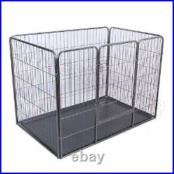 Heavy Duty Puppy Play Pen Dog Crate Whelping Box Rabbit Enclosure Dog Run Cage