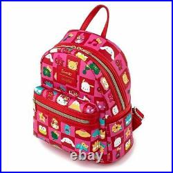 Hello Kitty All Over Print Mini Backpack 60th Anniversary Limited Bundle Ship WW