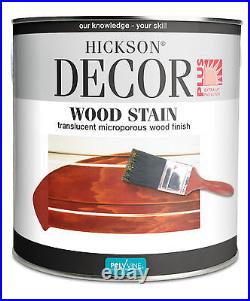 Hickson Decor Woodstain 5LT All Colours available (might come as 2 x 2.5lt)